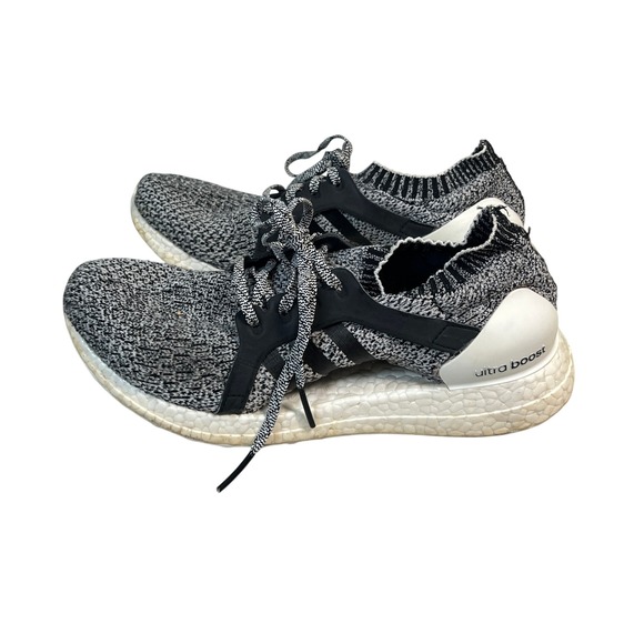 Adidas UltraBoost X Oreo CG2977 Gray White Knit Running Shoes Women's Size 9 - Picture 1 of 12